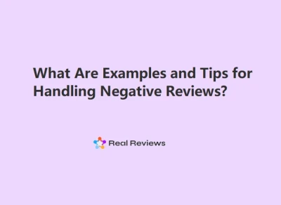 What Are Examples and Tips for Handling Negative Reviews?